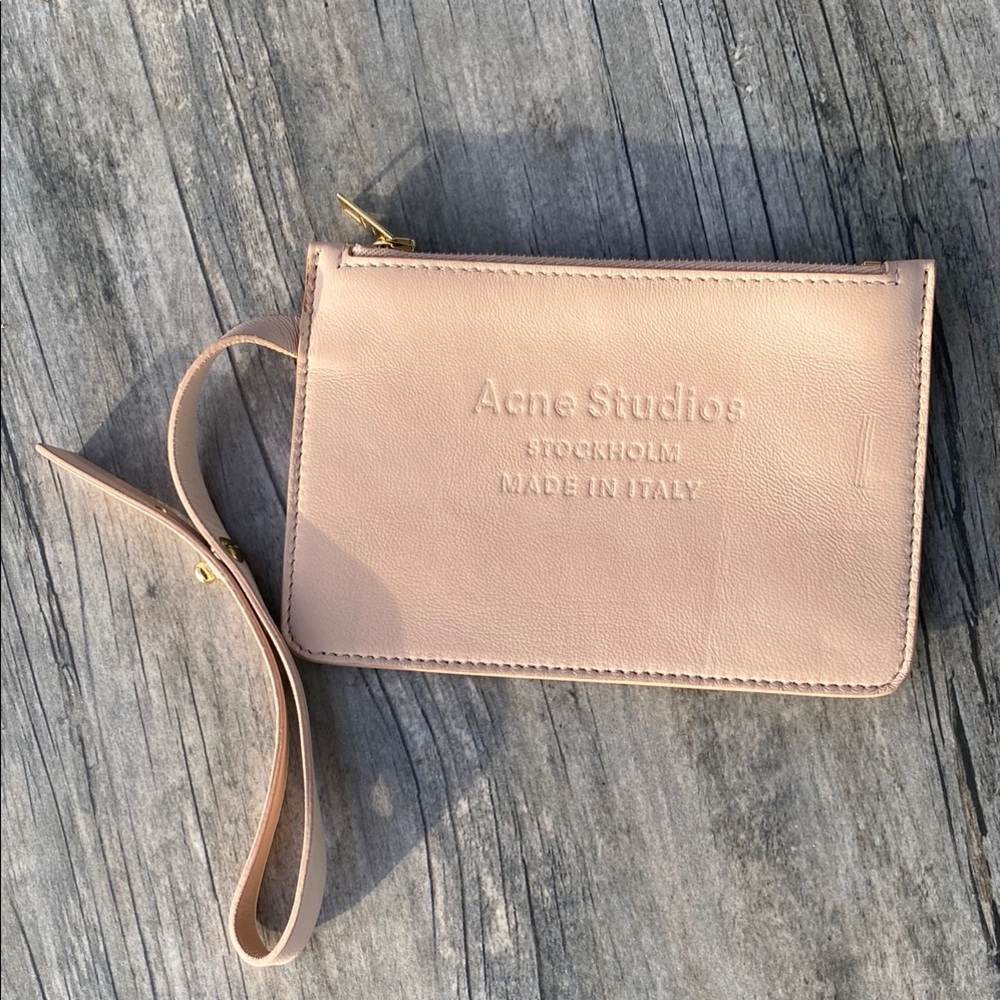 Acne Wristlet Clutch Wallet